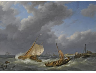 SHIPPING IN CHOPPY WATERS