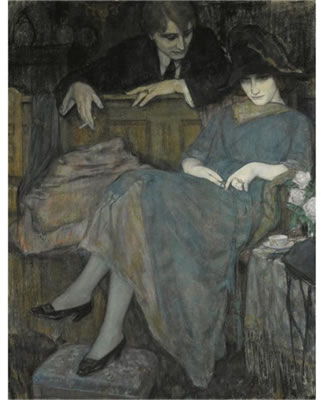 THE FLIRTATION (AN GESTEL AND THE VIOLINIST DIRK GOOTJES)