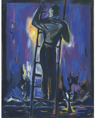 AUF DER LEITER