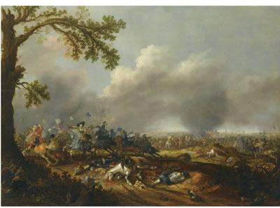 THE BATTLE OF LÜTZEN, WITH GUSTAV II ADOLF OF SWEDEN
