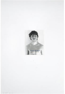 Portrait of Jan Fabre: ILAD OF THE BIC ART (SELF-PORTRAIT)