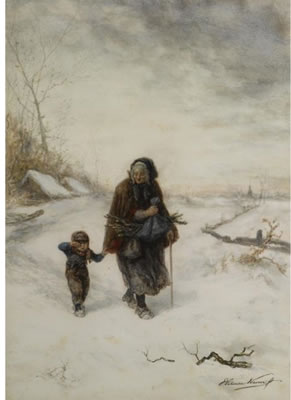 A WALK IN THE SNOW
