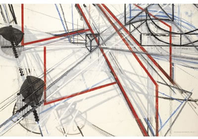 DRAWING INTERRUPTIONS BLOCKED STRUCTURES #2 by Barry Le Va - Auction record, sale price, and art valuation. Compare with similar artists and explore comparable artworks.