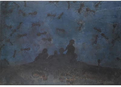 Sample artwork by Daniel Senise (Born 1955), known for painting - View similar artists and auction records