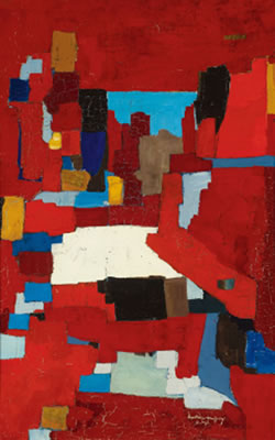 Sample artwork by Jean Pierre Jouffroy (Born 1933), known for painting - View similar artists and auction records