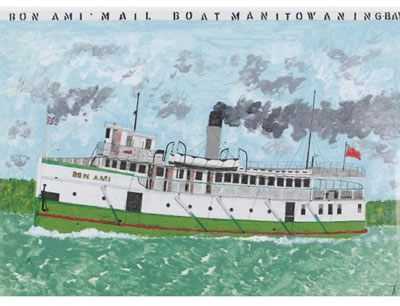 BON AMI MAIL BOAT, MANITOWANING BAY
