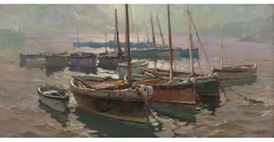 EARLY MORNING by Harry Britton - Auction record, sale price, and art valuation. Compare with similar artists and explore comparable artworks.
