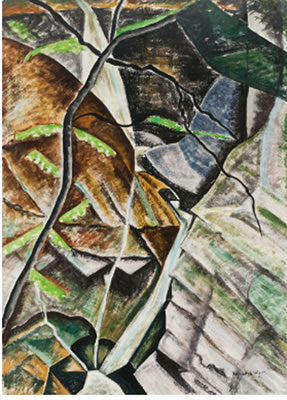 VIEW OF A GORGE by Paraskeva (Plistik) Clark - Auction record, sale price, and art valuation. Compare with similar artists and explore comparable artworks.
