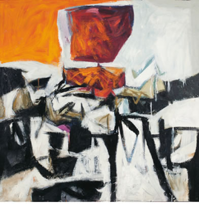 Sample artwork by Dennis Eugene Norman Burton (Born 1933), known for painting, sculpture, murals, illustrations, printmaking, graphics, teaching - View similar artists and auction records
