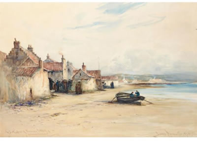 Lower Largo, the birthplace of Robinson Crusoe