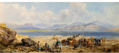 Sample artwork by John Frederick Taylor (1802 - 1889), known for painting - View similar artists and auction records