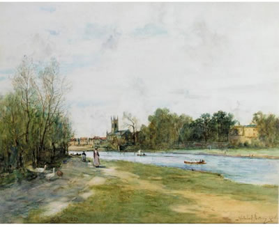 Sample artwork by Alexander Rattray (1849 - 1902), known for painting - View similar artists and auction records