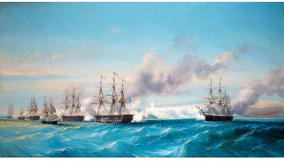 THE FRENCH NAVAL BOMBARDMENT OF MOGADOR, MOROCCO