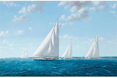 RANGER, ENDEAVOUR AND RAINBOW, AMERICA'S CUP 1937