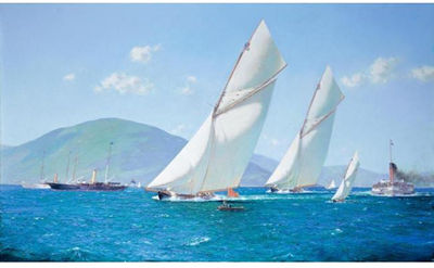 FIRST-CLASS YACHTING - THE ROYAL CLYDE YACHT CLUB REGATTA, 1895