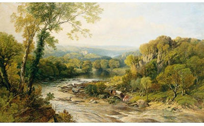 BARDEN TOWER ON THE WHARFE, YORKSHIRE