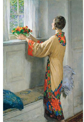 A NEW DAY by William Henry Margetson - Auction record, sale price, and art valuation. Compare with similar artists and explore comparable artworks.