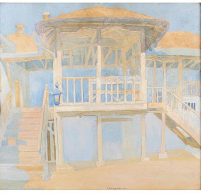 HOUSES IN PROTATO, MOUNT ATHOS