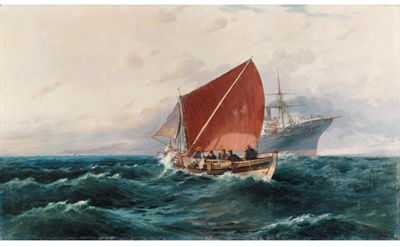 SAILING OFF SHORE