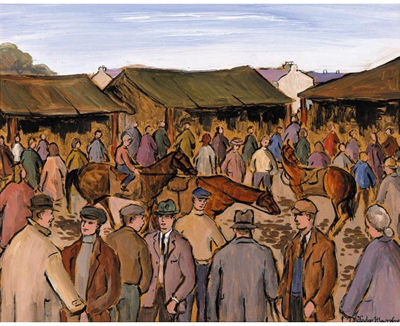 HORSES IN A RING
