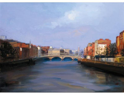 THE HA'PENNY BRIDGE, RIVER LIFFEY, DUBLIN by Niccolo d'Ardia Caracciolo - Auction record, sale price, and art valuation. Compare with similar artists and explore comparable artworks.