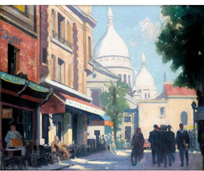 MONTMARTRE AND THE SACRE COEUR, PARIS