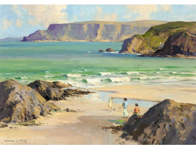 'GARRON POINT' FROM CUSHENDUN, CO.ANTRIM by Maurice Canning Wilks - Auction record, sale price, and art valuation. Compare with similar artists and explore comparable artworks.