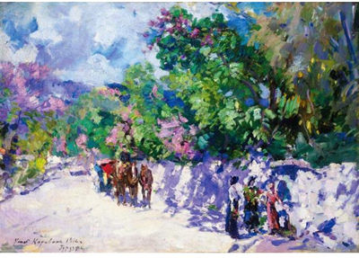 GURZUF IN SUMMER by Konstantin Alexievitch Korovine - Auction record, sale price, and art valuation. Compare with similar artists and explore comparable artworks.