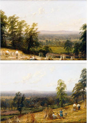 NEAR BARFORD, WARWICKSHIRE; HARVESTIME, ASHBORNE, WARWICKSHIRE (a pair)