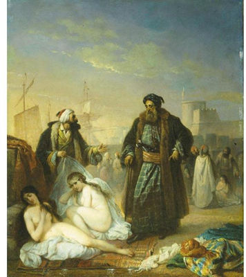 LE MARCHAND D'ESCLAVES EN TURQUIE by Jakob Joseph Eeckhout - Auction record, sale price, and art valuation. Compare with similar artists and explore comparable artworks.