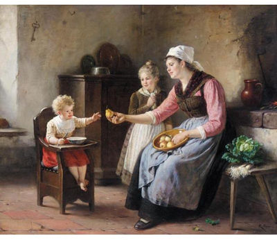 DIE BIRNENSCHÄLERIN (PEELING PEARS)