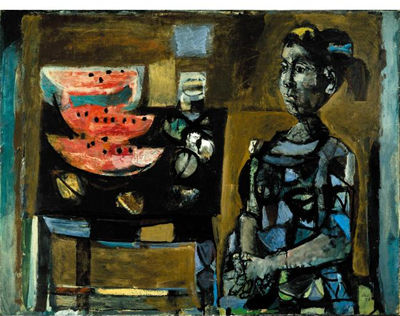 FEMME AUX PASTÈQUES