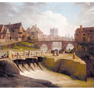 VIEW OF TEWKESBURY by Joseph Farington - Auction record, sale price, and art valuation. Compare with similar artists and explore comparable artworks.