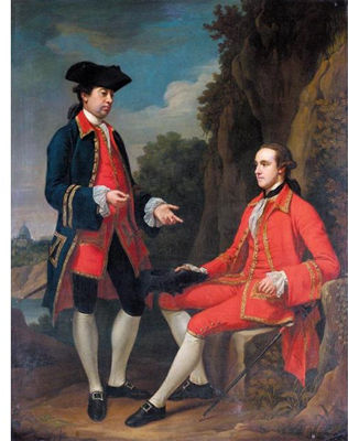 PORTRAIT OF GEORGE HENRY GREY, 5TH EARL OF STAMFORD AND SIR HENRY MAINWARING, 11TH BT by Nathaniel (Sir Nathaniel) Dance - Auction record, sale price, and art valuation. Compare with similar artists and explore comparable artworks.