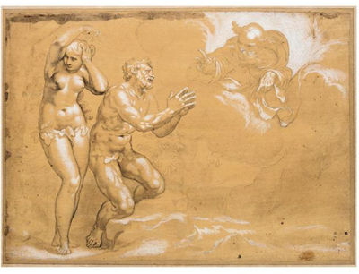 ADAM AND EVE CAST OUT OF THE GARDEN OF EDEN