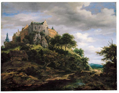 A VIEW OF BENTHEIM CASTLE FROM THE NORTH-WEST