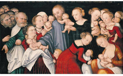 CHRIST BLESSING THE CHILDREN