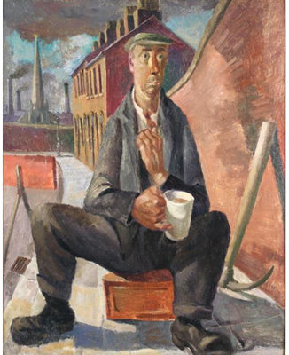 THE TEA BREAK by Reginald C Brill - Auction record, sale price, and art valuation. Compare with similar artists and explore comparable artworks.