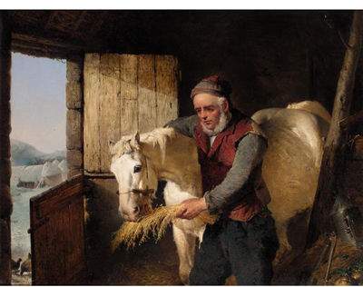 A GUILD NEW-YEAR I WISH THEE, MAGGIE! by James Cassie - Auction record, sale price, and art valuation. Compare with similar artists and explore comparable artworks.