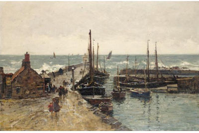 IN NOVEMBER by Robert Weir Allan - Auction record, sale price, and art valuation. Compare with similar artists and explore comparable artworks.