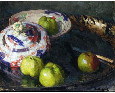 Sample artwork by David Foggie (1878 - 1948), known for figure and portrait painting, delicate watercolor landscapes, teaching - View similar artists and auction records