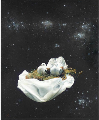 DOVES IN SPACE by Angelos Panayotou - Auction record, sale price, and art valuation. Compare with similar artists and explore comparable artworks.