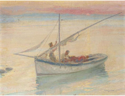 SAILING BOAT ON CALM WATERS