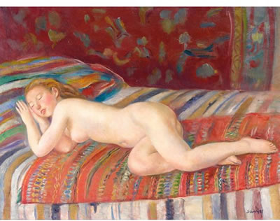 DESNUDO (NUDE) by Joaquim Sunyer - Auction record, sale price, and art valuation. Compare with similar artists and explore comparable artworks.