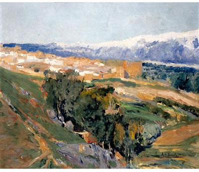 LA SIERRA DE GUADARRAMA (THE GUADARRAMA MOUNTAINS) by Aureliano Beruete Y Moret - Auction record, sale price, and art valuation. Compare with similar artists and explore comparable artworks.