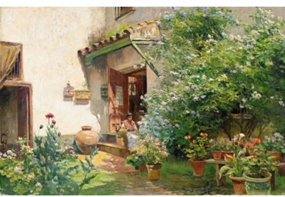 EN EL PATIO (IN THE COURTYARD)