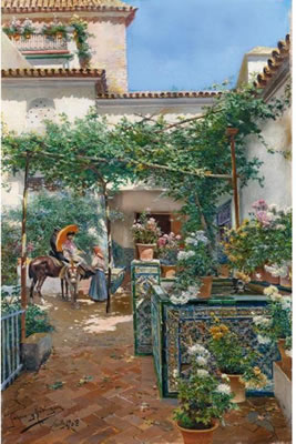 PATIO SEVILLANO (A COURTYARD IN SEVILLE)