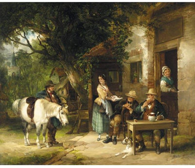 RESTING OUTSIDE THE ROYAL OAK