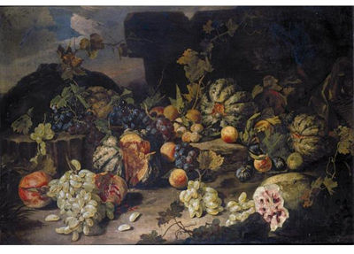 Sample artwork by Franz Werner von Tamm (1658 - 1724), known for still life painting, decorative flower and fruit painting - View similar artists and auction records