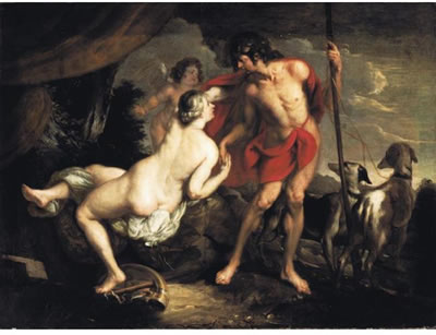 VENUS AND ADONIS by Theodor Thulden - Auction record, sale price, and art valuation. Compare with similar artists and explore comparable artworks.
